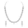 Alex Jewellery – Colar gargantilha de diamante americano Graceful Orbit com brinco e conjunto de joias para mulheres e meninas