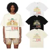 Rhude shorts Rhude shirt t-shirt zomer heren short Designer T-shirt Sportpak Ademende kleding casual T-shirt Veelzijdige T-shirts Sneldrogend Mesh zand Shorts