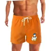 Short de couleur grande taille pour hommes, pantalon de plage, Short de vacances, cordon élastique, pantalon court de sport, de sport, d'été