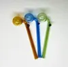 Acook 20st Pyrex Glass Oil Burner Pipe Clear Color Quality Pipes Transparenta fantastiska rörrör Nagel Tips ZZ
