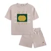 INS 2 styles Kids Clothing Sets Boys Girls Tracksuits Suit Letters Print 2pcs Designer T shirt short pants Suits Chidlren Casual Sport Clothes 90-160
