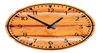 Horloge murale en bois de 10 pouces, Design moderne, Style campagnard rustique, bois massif, décoration pour salon, L2209222106143