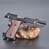 Gun Toys 1/3 Beretta M92A1 Modèle Shell Ejection Alliage Jouet Pistolet Détachable Mini Pistolet Porte-clés Pendentif Cadeau D'anniversaire pour Enfants Adultes T240314