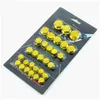 Wheel Bolt & Nut New 30Pcs Motorcycle Screw Decoration Er Plating Cap Colored Nut Accessories For Car Motor Scooters Electric Drop Del Dhxav