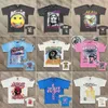 Übergroße T-Shirts für Frauen, T-Shirt Hell Star, Designer-T-Shirt, Polo-Shorts, Hellstar-T-Shirt, Buchstabe, kurze Ärmel, Rundhalsausschnitt, lockere Freizeit, Streetwear, Baumwolle, Herren-Shorts