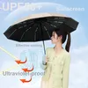 12 Ribben/60 Botversterkt Sterk Winddicht Automatische Paraplu Waterdicht Zonneplek Anti-Uv Opvouwbare Paraplu's Heren Dames Parasol 240301