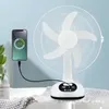 Ventilador solar de 12 polegadas, 10 horas de trabalho, ventilador de mesa recarregável USB portátil com lâmpadas LED para acampamento ao ar livre