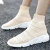 Scarpe casual unisex sneaker sneaker stivali calzini classici traspiranti donne slip-on mocassini da donna di alta qualità