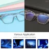 Gafas de sol para mujer, lentes de gran tamaño para el cuidado de la visión, antiluz azul, de varias secciones, gafas de ojo de gato, gafas para ordenador