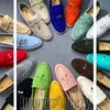 Erkek Kadın Kashmere Walk Loafers Charm Casual Ayakkabı Altın Süet Süet Ayakkabı Gerçek Deri Spor ayakkabıları Fabrika Direct Greenwig Blondewig Lacewig