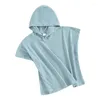 Cappotto Neonate Costume da bagno Copricostume Accappatoio con cappuccio Bambino Cartone animato Fragola Ananas Abiti da spiaggia Nappe Pompon Vestito estivo