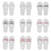 Hot Sale Pijamas Party Wedding Bridals Flippers Open Toe Disposável Hotel Slipper para Mulheres 2428