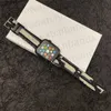 Designer lederen Apple Watch Band iWatch band voor Apple Watch Ultra Series 8 3 4 5 6 7 9 SE 38 mm 44 mm 45 mm 49 mm 40 mm 41 mm 42 mm banden Luxe merk borduurwerk slimme bandjes