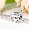 925 silber Neue Heiße Verkauf Liebe Mama Schwestern Familie Charme Fit Original-PAN Armband Mode DIY Schmuck Frauen Geschenk Freies verschiffen