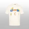 Version haute d'été pour hommes et femmes même T-shirt de créateur en coton T-shirt décontracté réfléchissant en vrac Alphabet imprimé chemise à manches courtes Hip Hop street wear T-shirt # 26