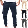 Herrenhose, modische Herbsthose, Streetwear, atmungsaktiv, mittlere Taille, Cargo, hautfreundlich, für Herren zu Hause