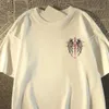 女性用TシャツピュアコットンサマートレンドダークショートスリーブメンズとレディースTシャツカップルTシャツルーズアンドルーズフィッティングJ0309