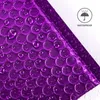 Andere Einweg-Kunststoffprodukte, 50 Stück, violetter Luftpolsterversand, Poly-gepolsterte Versandverpackung, Polsterung, selbstklebender Beutel, rosa Versand für Geschenkumschläge, violette Umschläge