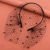 Femmes élégantes Mesh Veil Band Bridal Wedding Hair Accessories Prom Tea Party Party Veil Veil Fascinator Hats 2422