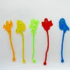 Gag Toys wholesale price game stick 100PCS extendable stick Toy Palm Elastic Sticky Squishy Slap Palm Toys Kids Novelty Games Telescopic toys halloween novelty toy