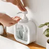 Flytande tvåldispenser 300/500 ml icke-halkfyllningsbar plastpress typ dusch gelflaska för smink