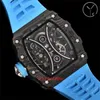 2024 YS Factory Men's Watch RM53-01 Uppgraderad storlek 43x49x16mm Tourbillon Movement Anti-Scratch Sapphire Crystal Glass Explosion-Film Watches