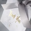 Presentförpackning av hög kvalitet Creative Grey Marble Wedding Favors Candy Boxes Paper Chocolate BoxSpackage/Gift Bag Box For Party Baby Shower T240309