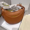 Borsa a tracolla firmata Borsa a tracolla da donna Borsa a mezzaluna in pelle di vacchetta marrone nera Tracolla hobo Borsa a tracolla in vera pelle di alta qualità Borsa a tracolla classica regalo 2024