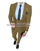 Costumes pour hommes coupe moderne boutons veste mince mariage marié Blazer porter affaires formel Terno