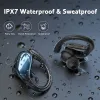 En yeni TWS Kablosuz Kulaklıklar Hifi Ses Bluetooth Kulaklık Gürültü Azaltma Spor Kulağı IPX7 Çift mikrofonlu su geçirmez kulaklıklar
