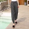 Capris Nanjiren Night Wear Women Pama Pants Home Pama Sleep Panties Summer Pants to Prevent Mosquito Bites Night Pants Lounge