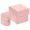 Jewelry Pouches Heart Box Holder Gift Boxes Shaped Ring For Wedding Manual Small Engagement Alloy Miss