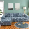 Set copridivano Copridivano geometrico elastico per soggiorno Animali domestici Chaise longue a forma di L ad angolo242O