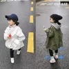 Cappotto 2024 Ragazze Versione coreana Cotone Giacca a vento spessa Abbigliamento primaverile Abbigliamento per bambini 3-8 anni Giacca per bambini Frangivento