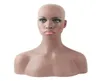 Realistische weibliche schwarze afroamerikanische Fiberglas-Mannequin-Dummy-Kopfbüste für Spitzenperücke und Schmuckdisplay EMS 211q6258091