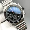 High Fashion U1 Erstklassige AAA Bretiling 44MM Super Chronomat blaues Zifferblatt Uhr Quarz Chronograpg Datum Herrenuhr Edelstahlarmband Herrenarmbanduhr