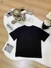 Classics kids T-shirt Doll Bear Pattern baby tshirt Size 100-150 CM designer baby clothes summer Black white boys girls Short Sleeve tees 24Mar