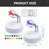 Night Lights 2pcs RGB Wireless LED Under Cabinet Indoor Spotlights With Remote Controller