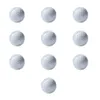 10 PCs Golf Übungs Ballausrüstung Bälle im Freien Vergnügungstraining Lieferungen Synthetischer Gummizubehör Erholung 240323