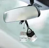 10pcs 8ml Car Air Freshener Hanging Glass Bottle Auto Perfume Diffuser for Essential Oils Fragrance Ornament Interior Accessories6462620