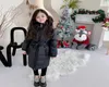 Winter doubleside wear children039s down coat Girls fashionable waterproof downpadded jacket Youth long warm thick coats Big 5360447