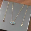 Pendentif Colliers Populaire Classique Messik Collier Unique Trois Diamant Coulissant Asymétrique Pour Femmes Designer Bijoux De Luxe RS Mariage