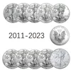 40mm Spot Winged Eagle 2024 2023 American Eagle Silver Coin Statue of Liberty Coin cross Eagle Ocean