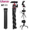 ULANZI MT-11 flexibelt stativ för telefon DSLR-kamerastativ med fjärrkontroll mini bläckfisk ben för hållare 240306