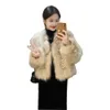 Небольшое ароматное пальто из норки для женской осенней и зимней одежды, искусственный мех кролика выдры, семейная реликвия богатых семей, мех Xinji Haining 765510