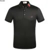 جودة عالية الجودة من Polos Classic Thirts قصيرة الأكمام من القطن الصيفي التطريز الفاخر T Shirt شارع مصمم جديد بولو ستريت