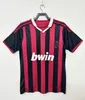 2006 2007 AC Retro soccer jerseys kit 02 03 04 05 06 07 09 10 11 12 13 14 AC KAKA Long MILAN IBRAHIMOVIC WEAH football shirts Football jersey Top Soccer shirt kids Maillots