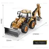 Diecast Model Cars Huina 1/50 Miniatures of Metal Car Loader Truck Loader Excavator crawler Model Crawlers Toys for Boy Diecasts Toy Vehicles T240309