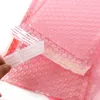 10 stycken svart rosa bubbla express väska vattentätt skum kuvertpåse gåva självhäftande förseglad postväska fylld leveransväska 240309