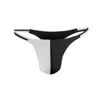 Sous-vêtements Nouveauté Contraste Couleur Mens Bikini Slips Confortable String Sexy Sous-vêtements Hommes Jockstrap Taille Basse Gay String Sissy